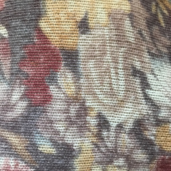 Free People Flower Bomb Slouchy Sweater Size Small Boho Cottagecore Neutral - Picture 5 of 11